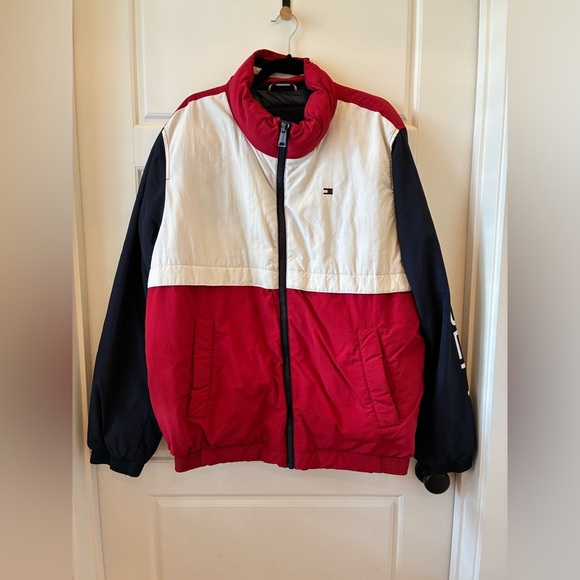 Tommy Hilfiger Other - Tommy Hilfiger XXL Colorblock Vintage Puffer Jacket men’s streetwear warm cool